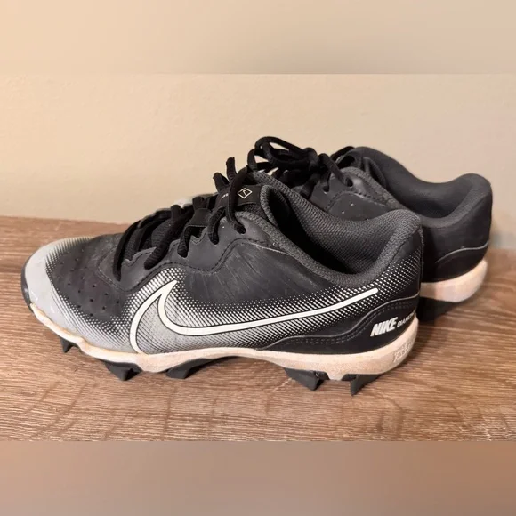 Nike Cleats Youth Size 3.5Y / Nike Diamond FastFlex Baseball Cleats - Picture 4 of 9